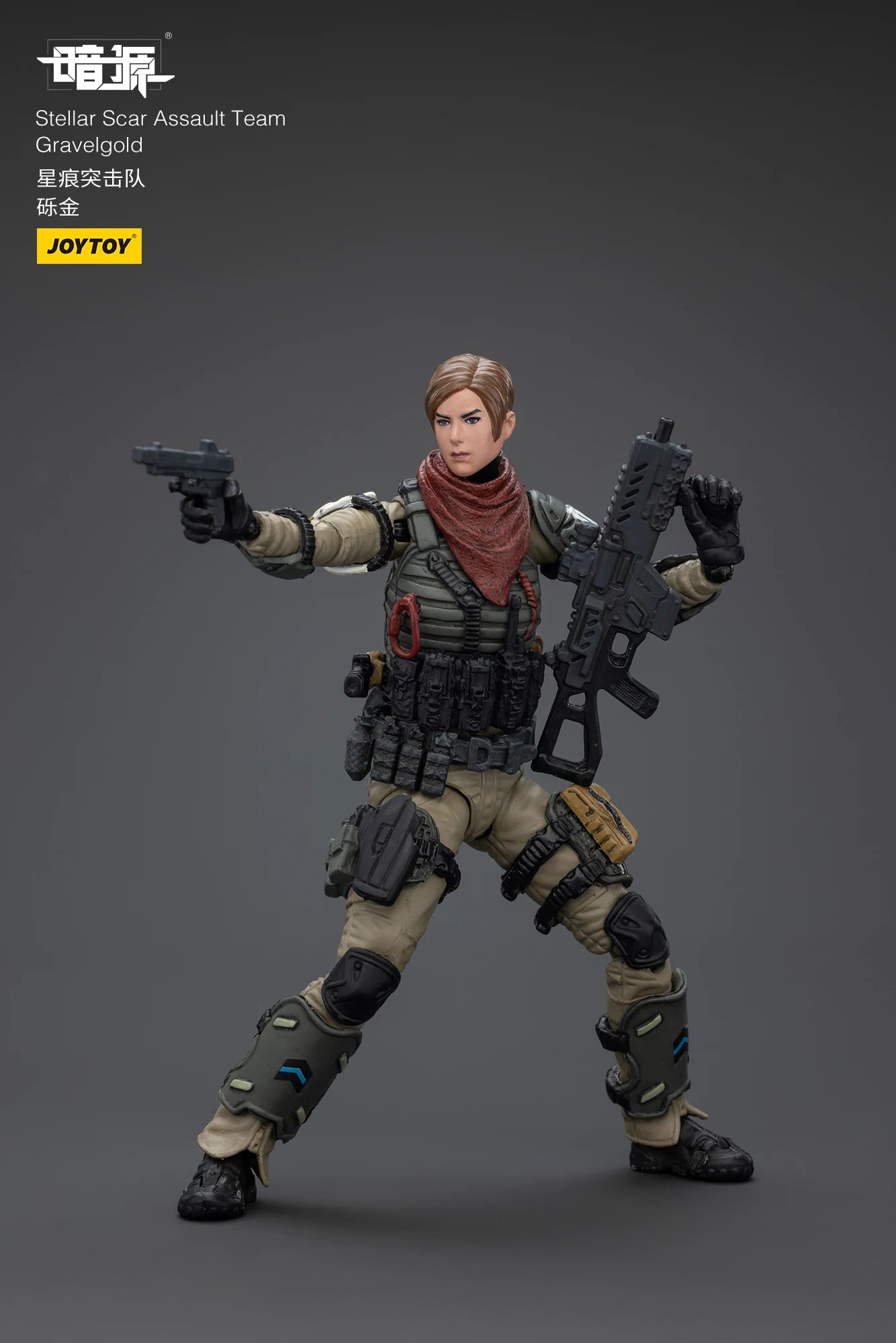 JOYTOY 1/18 Action Figure Dark Source Stellar Scar Assault Team Anime Military Model