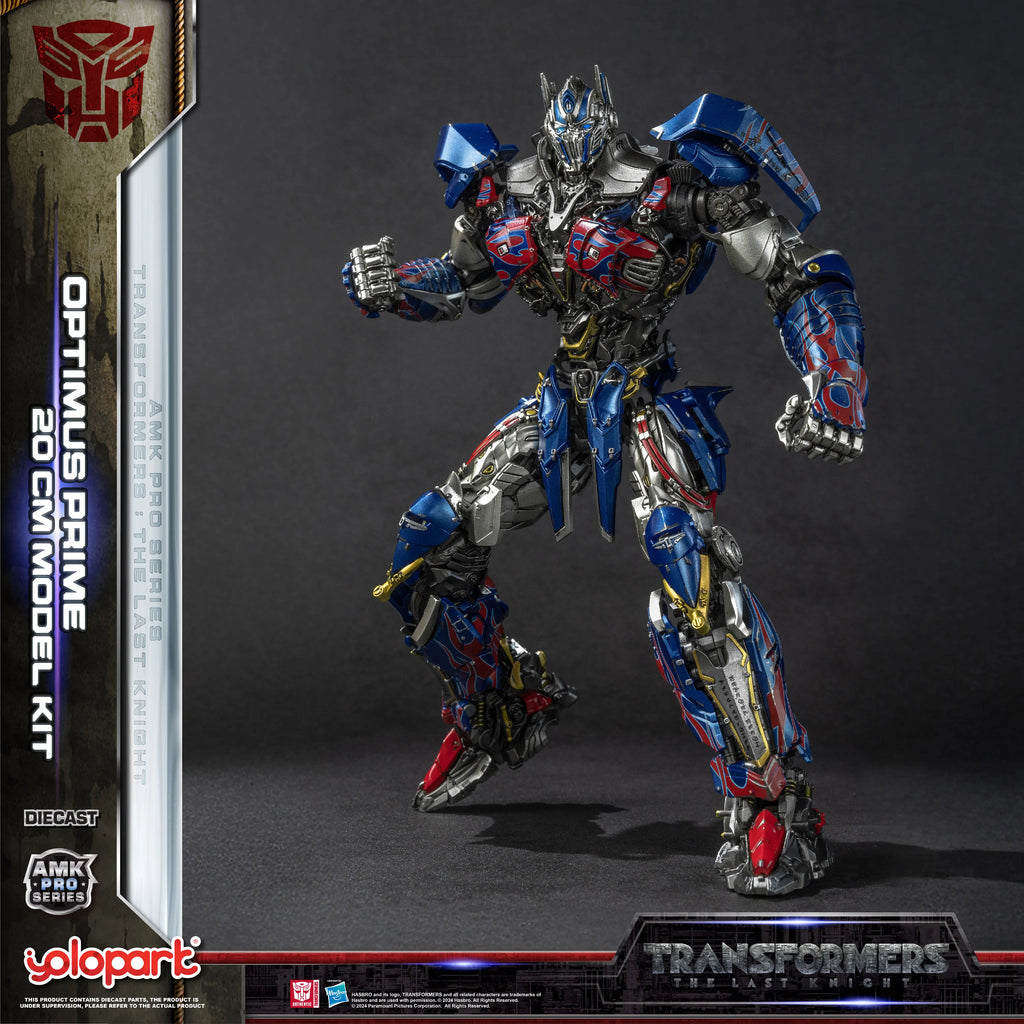 YOLOPARK Transformers Model: The Last Knight AMK PRO Series 20cm Optimus Prime Model Kit Action Figures Toy For Boy Men