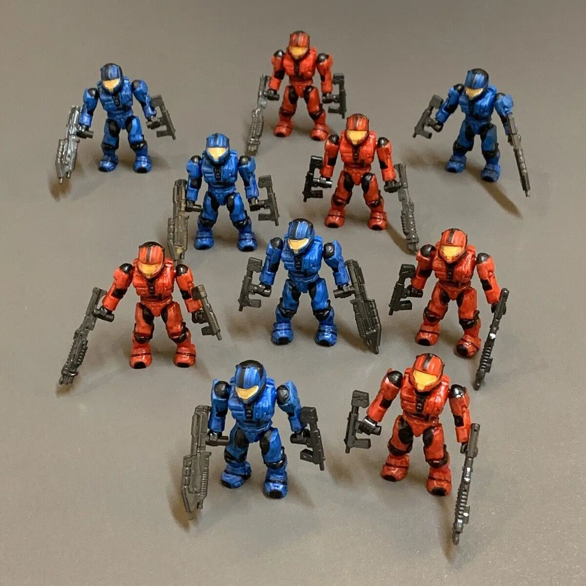 Mega Bloks Construx UNSC Marine Infinite Series Recon Getaway Elite Mercenary Spartan  Brute Troopers Micro Figures Toys