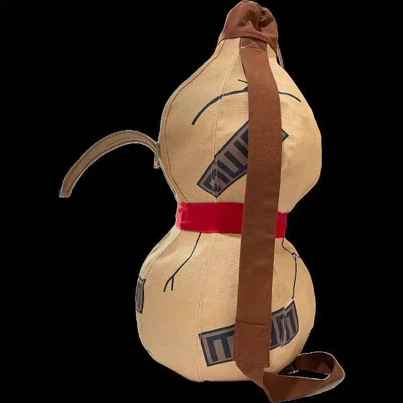 Naruto Sabaku No Gaara Gourd Backpack Canvas Sports Rucksack Cosplay Prop Bag Casual Daily School Travel Backpack Gift