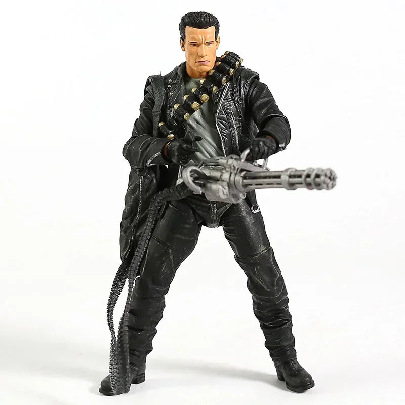 NECA Terminator T-800 T-1000 Action Figure Movable Joints Desktop Decoration Collection PVC Model Toy