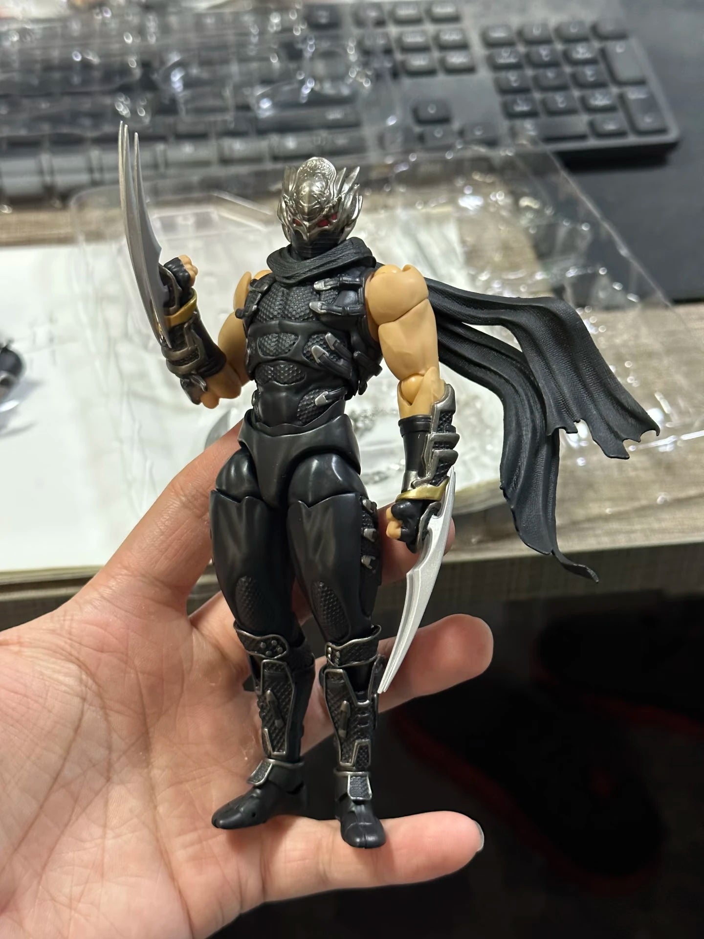 AC Factory Toys Ninja Gaiden Ryu Hayabusa Action Figures Kaiyodo Revoltech Figurine Ko Model Kids Gift Toys