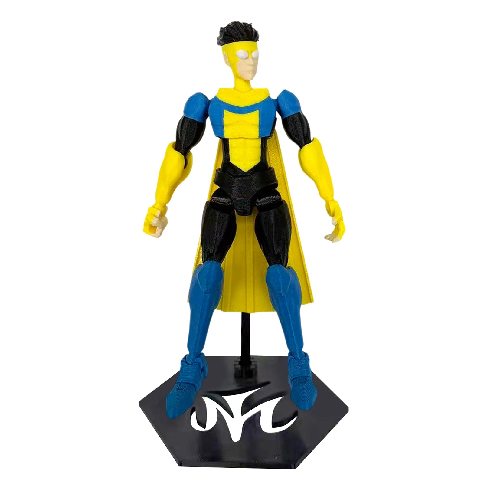 Multi-Joint Action Figure - Invincible T13 3D Printed Collectible with Base, Anti-Fall Joint Locks & UV-Resistant Coating Deskto