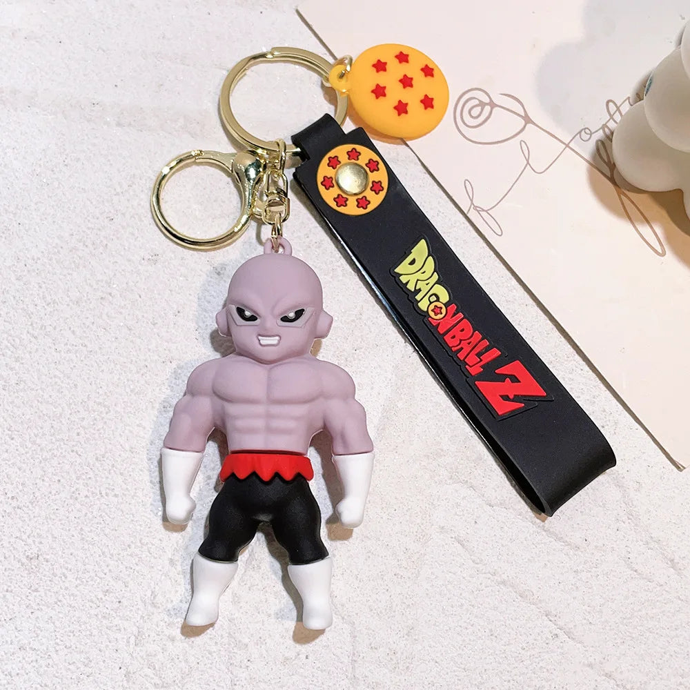 Dragon Ball Keychain Z Son Goku Vegeta Piccolo for Backpack Keyring Dragon Ball Cosplay Action Figures for Fans