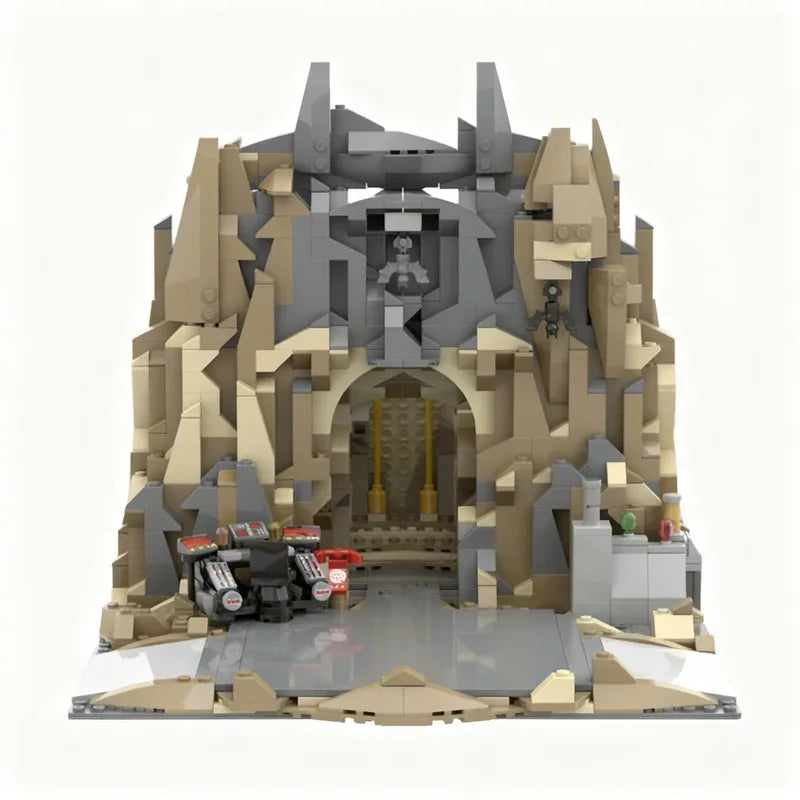 1105PCS Hero Movie MOC Modular Batcave Classic Batmobile Model DIY Creative Display Assembly Building Blocks Birthday Gift