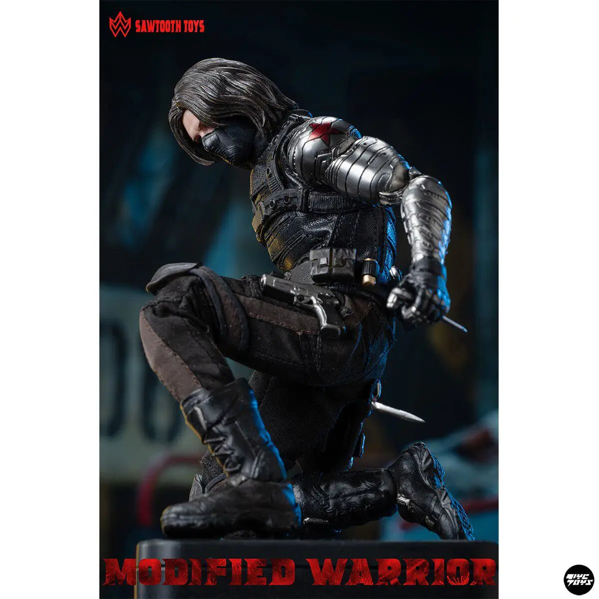 SAWTOOTH TOYS Winter Soldier Modified Warrior - 1/12 Scale Action Figure STM-20253 Anime Model Trendy Toys Desktop Collectibles