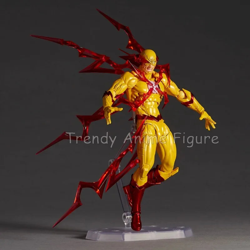 Revoltech Amazing Yamaguchi Flash Action Figure Movable 17cm Flashpoint Model Kaiyodo Flash Figures Toy Collection Holiday Gifts