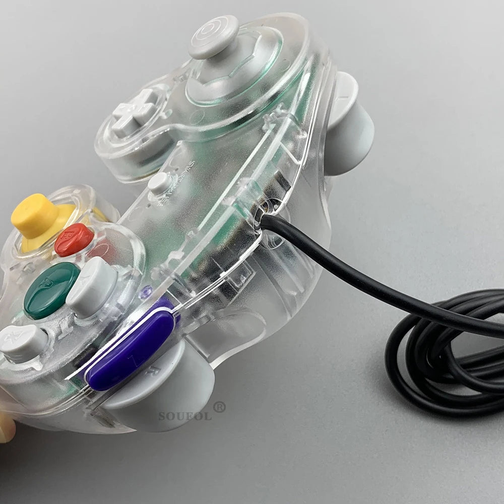 New Wired Game Controller for GameCube NGC Single Button Wired Gamepad Joystick for NGC Game Console Dropshipping
