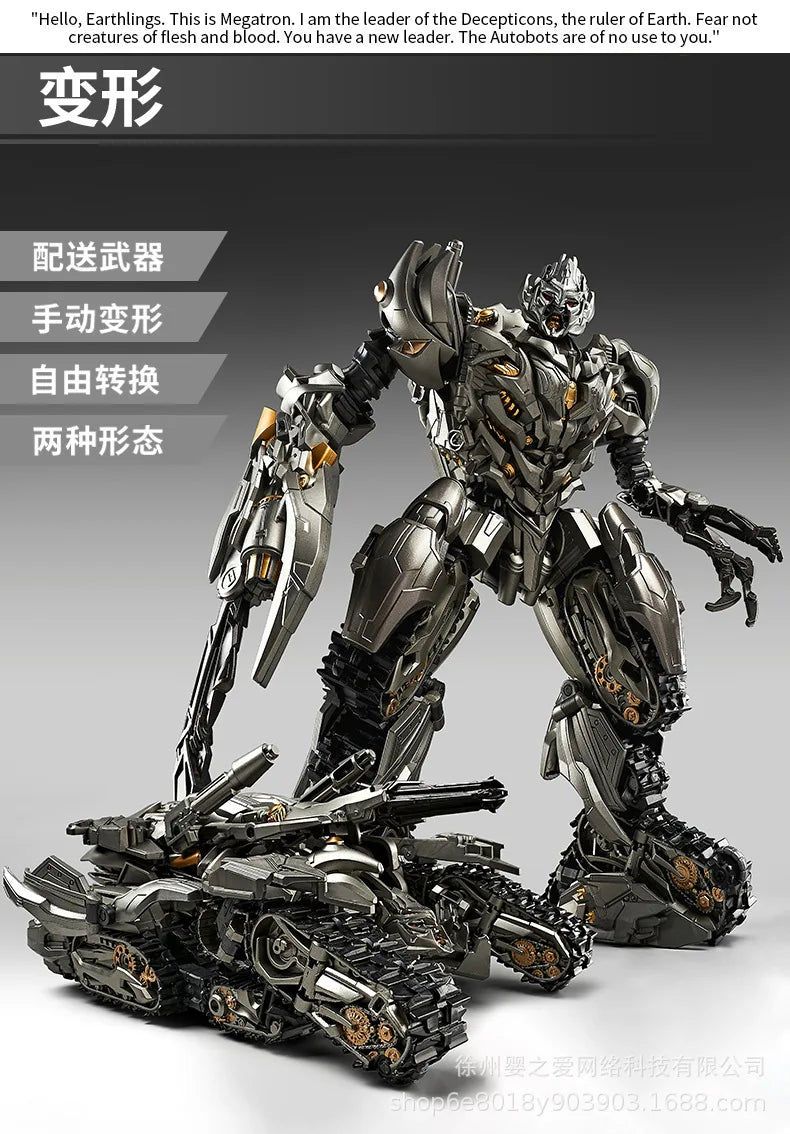 30cm Transformation Megatron Optimus Prime Bumblebee Deformation Movie G1 Anime Figure Action Figure Alloy Robot Mode Toys Gifts